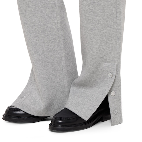 Pantalones de ocio de punto de algodón