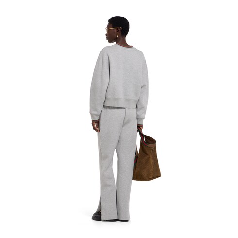 Cotton jersey leisure trousers
