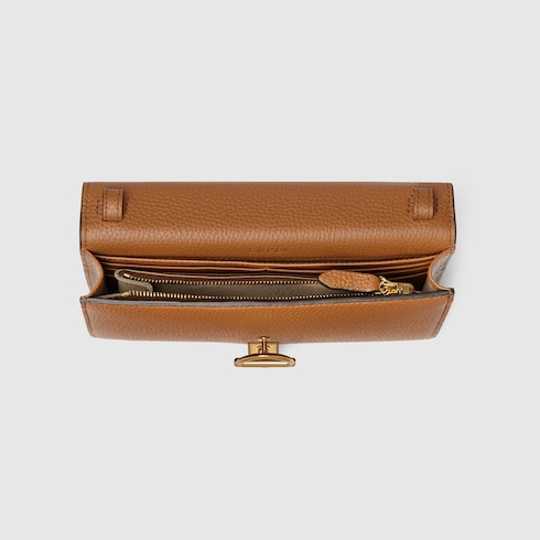 Gucci半马衔扣链带钱包