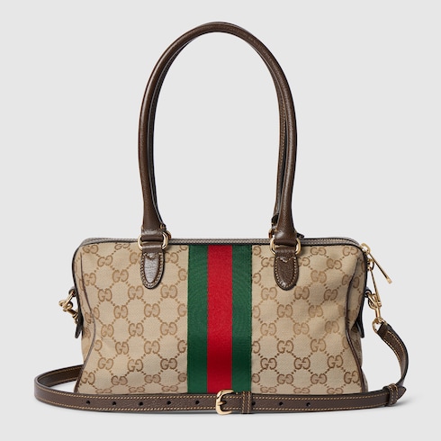 〔グッチ ボルセット〕ミディアム ボストンバッグ