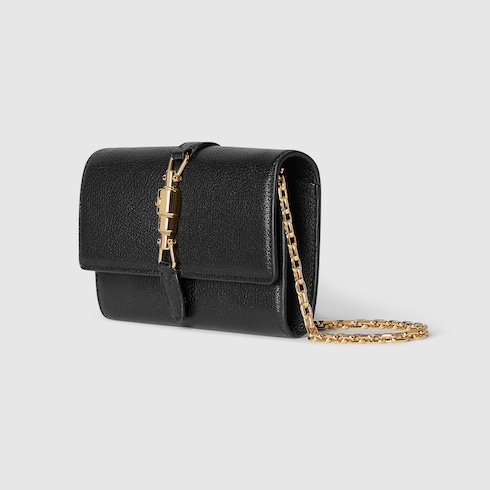 〔グッチ Jackie〕チェーン付きウォレット