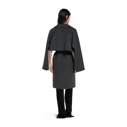 Silk wool coat