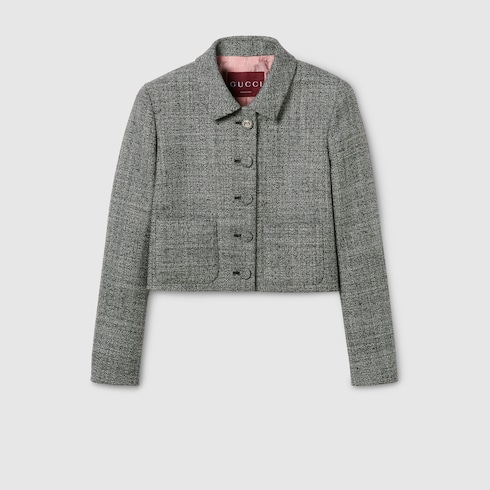 Veste en grisaille de laine