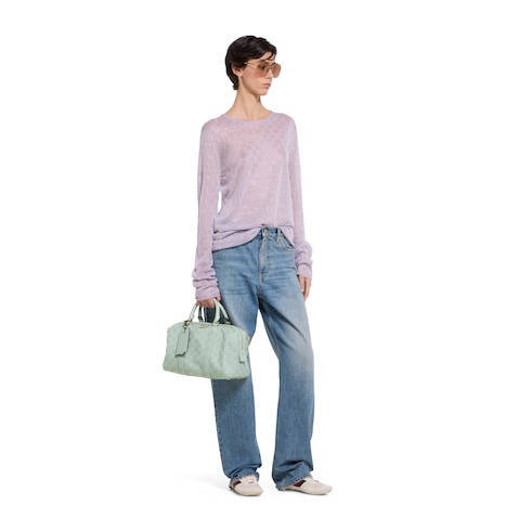 Bolso Boston Ophidia tamaño mediano