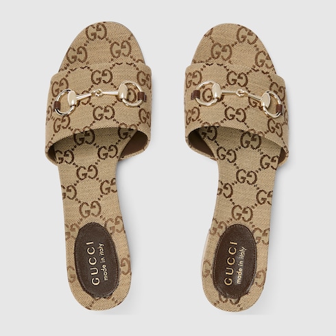 여성 홀스빗 슬라이드 샌들