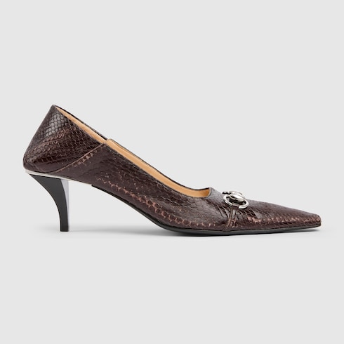 Women's Vittoria python pump