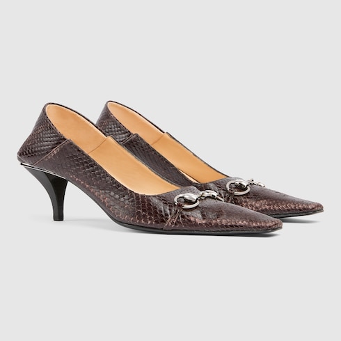 Women's Vittoria python pump