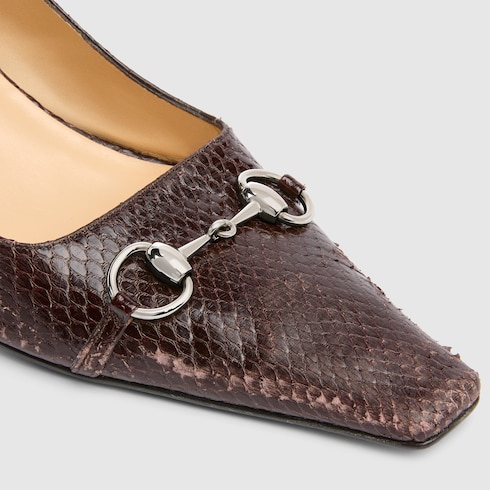 Women's Vittoria python pump