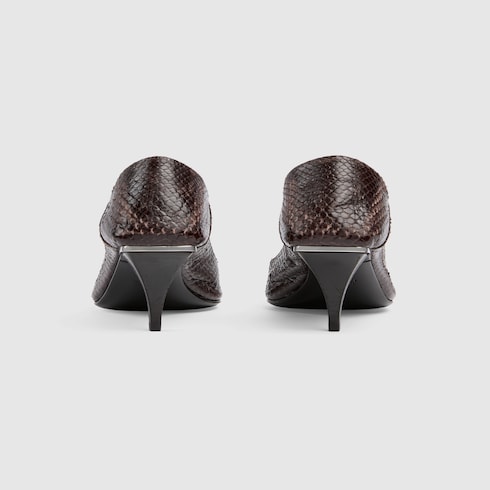 〔ヴィットーリア〕ウィメンズ パイソン パンプス