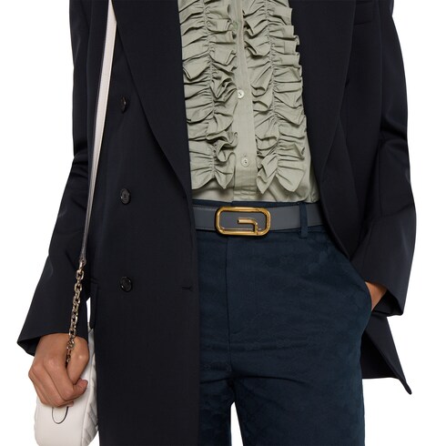 GG cotton gabardine pants