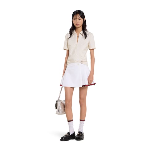 T-shirt en gabardine de coton GG