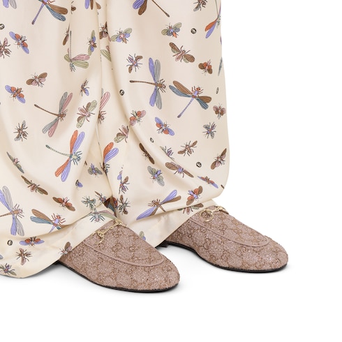 Slipper Princetown donna con cristalli