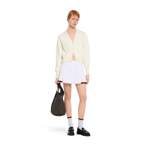 Cotton cardigan with embroidery