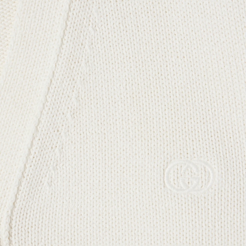 Cardigan en coton avec broderie