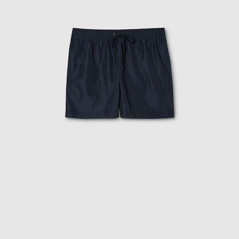 프린트 테크니컬 포플린 스위밍 쇼츠