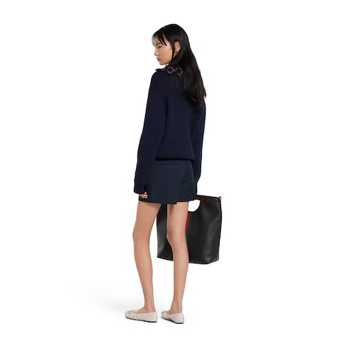 GG cotton gabardine shorts