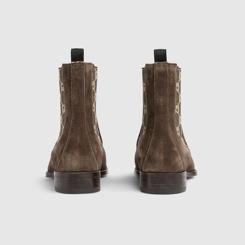 Chaussures montantes à effet vieilli pour homme