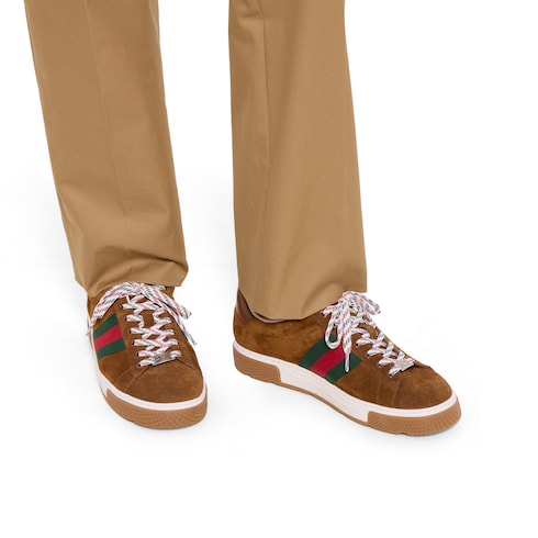 Gucci Ace系列饰织带男士运动鞋