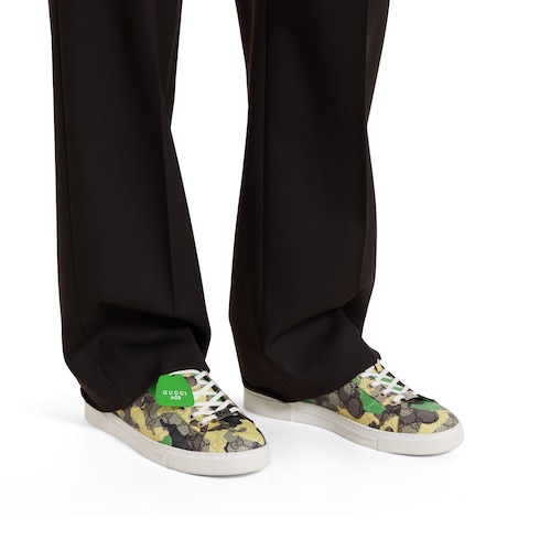 Zapatilla Gucci Ace con tribanda Web hombre