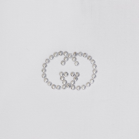 Chemise en popeline teinte en pièce