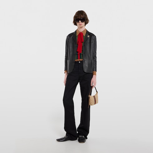 Jacke aus weichem Nappaleder