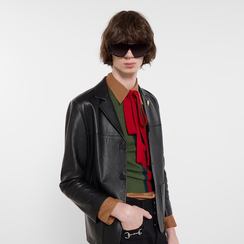 Chaqueta de piel napa suave