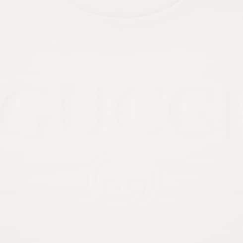 Playera de jersey de algodón con detalle devoré
