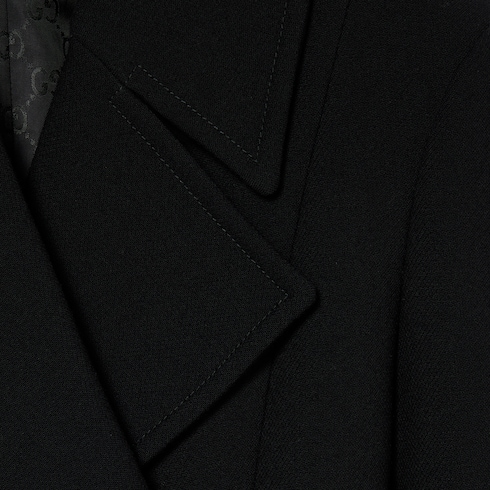 Manteau en laine à double boutonnage