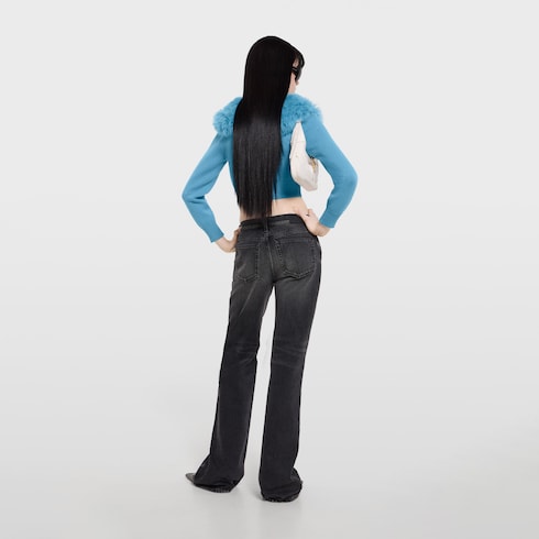 Cardigan en maille de laine et cachemire