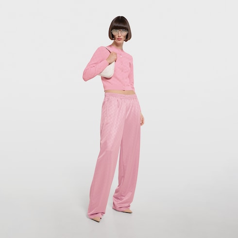 Cardigan en tissu jacquard fin GG