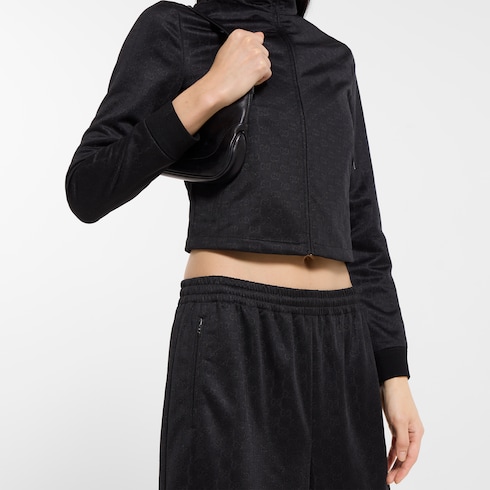 Pantalone da tempo libero in jersey jacquard GG