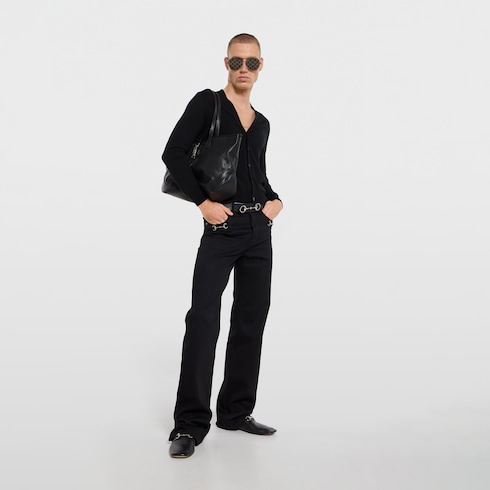 Gucci Jackie系列中号托特包