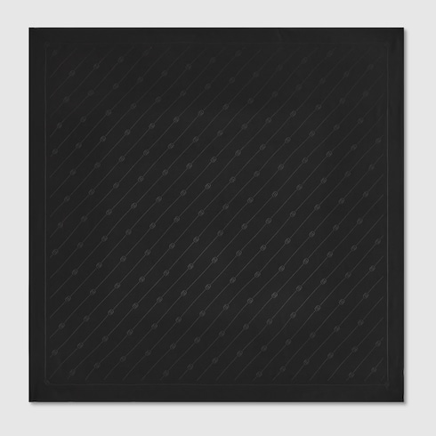 Interlocking G chain silk carré