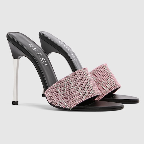 Women's crystal Bombshell slide sandal