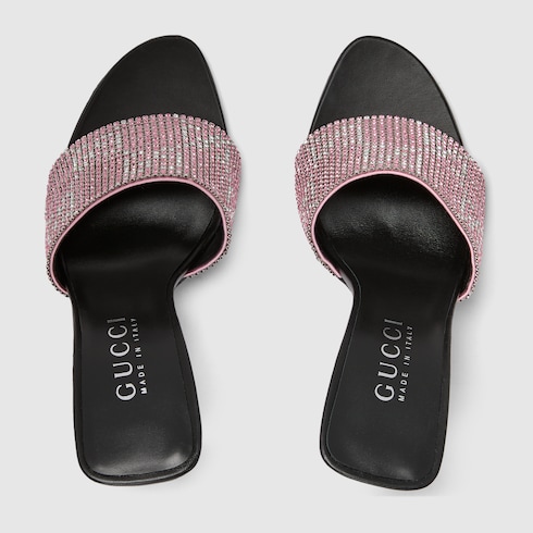 Women's crystal Bombshell slide sandal