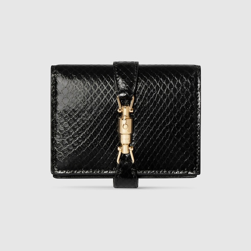 Cartera Gucci Jackie de pitón mediana