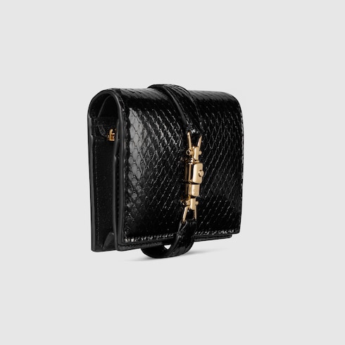 Cartera Gucci Jackie de pitón mediana