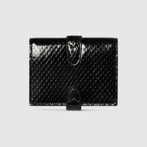Gucci Jackie python small wallet