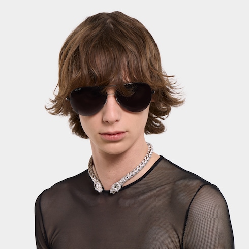 Gafas de sol con marco de piloto