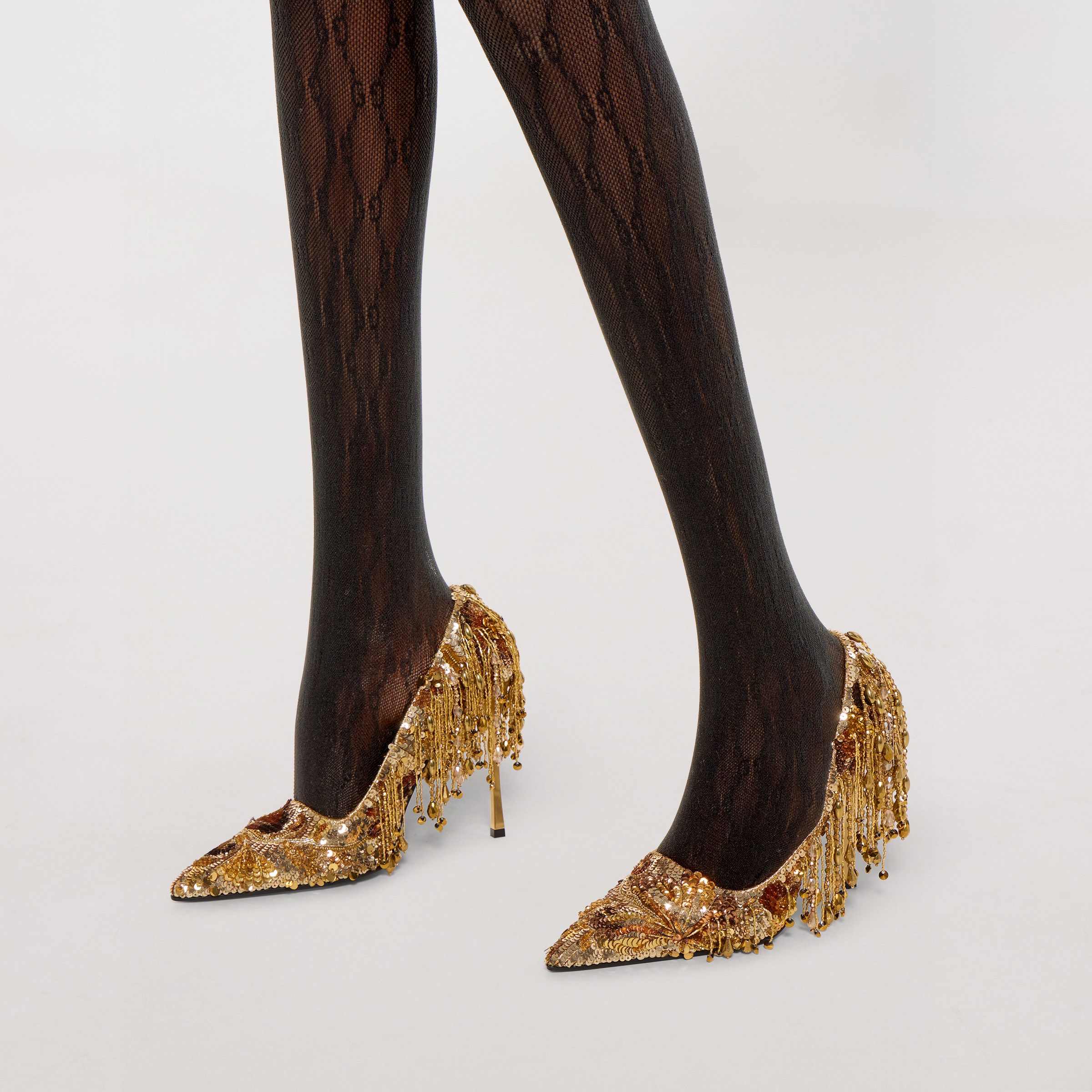 Zapatos de tacón Bombshell con bordado para mujer