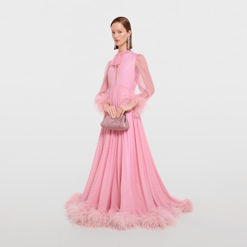 Crystal medium evening top handle bag