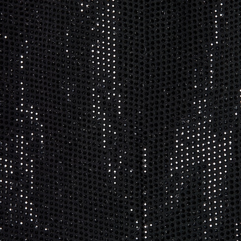 Silk chiffon pants with crystals