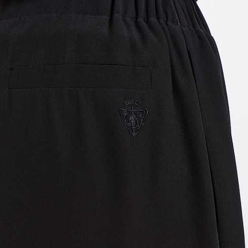 Silk crêpe de chine pants