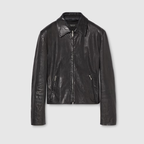 Chaqueta de piel napa elástica lavada