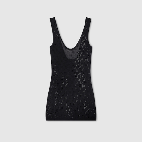 GG crystal embroidered dress