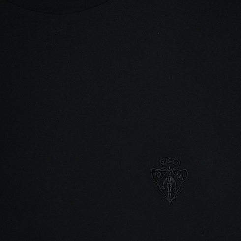 T-Shirt aus Rayon-Jersey mit Stickerei