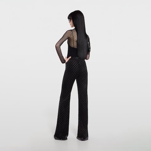 GG stretch lace T-shirt