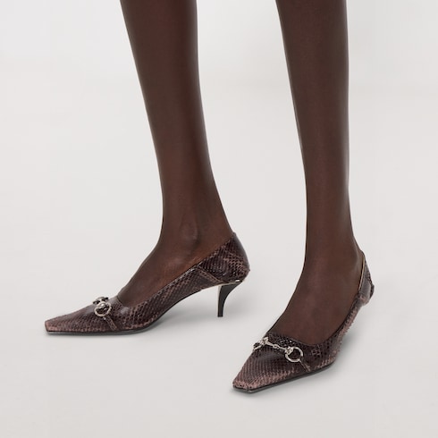 Women's Vittoria python pump