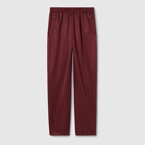Pantalone da tempo libero in jersey GG jacquard