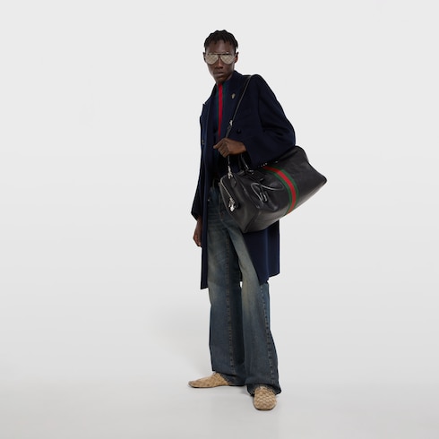 Web Trademark medium duffle bag